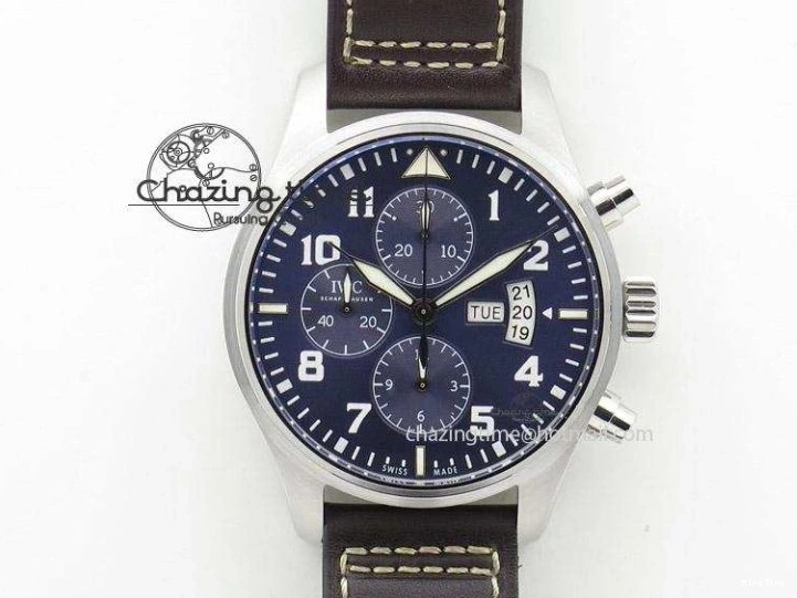 MIROTIME 0219 Pilot Top Gun IW326901 M+F 1:1 Best Edition Black Dial on Black Rubber Strap A SportInspired 6999